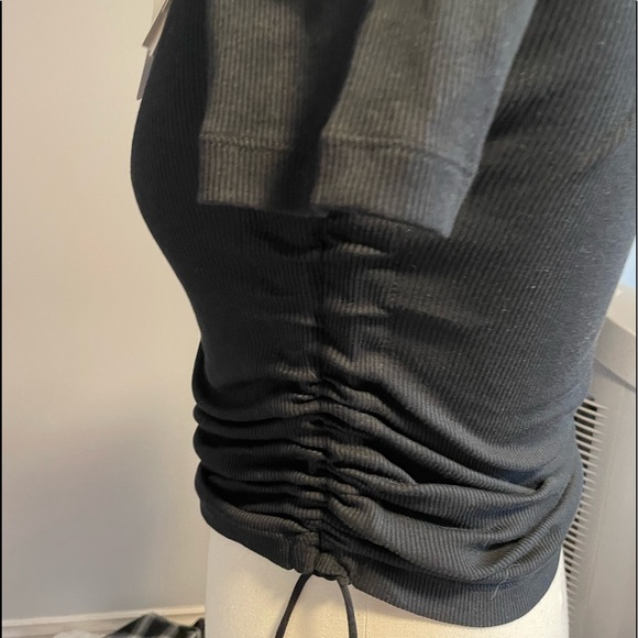 Helmut Lang cut out side shirring t-shirt - Picture 4 of 5